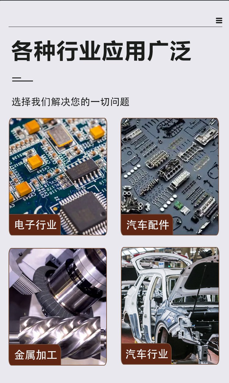 液壓機(jī)適用行業(yè)